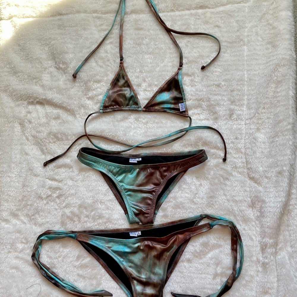 Malibu Strings Tie-Dye Bikini